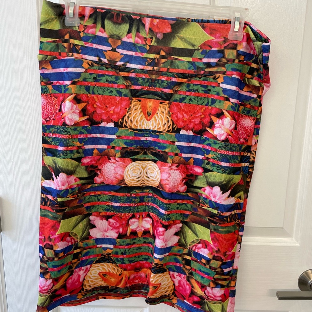 LuLaRoe Cassie Skirt XL EUC
